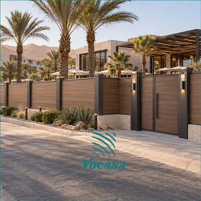 Pagar Komposit Komersial Arab Saudi|Sistem Pagar Perimeter WPC