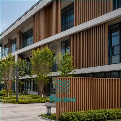 Pelapisan WPC Berventilasi|Retrofit Pejabat|Vocana